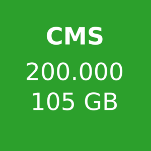 Hosting siti web 200000 visite mensili 105 GB spazio