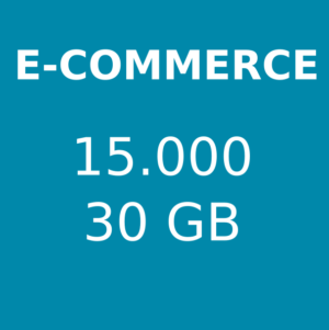 Hosting e-commerce 15.000 visite mensili 30 GB di spazio